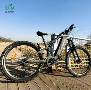 QUEENE 29er Vélo Électrique en Carbone à Suspension Intégrale Compatible Moteur M620 TDE01Z E-MTB 2023 Vente en Gros M820 Moteur Central - Product Image 1