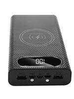 Caja de Batería Externa Extraíble de 5V con Doble USB para 6 Celdas 21700, Carga Rápida Inalámbrica de 22.5W, Kit de Carcasa DIY sin Soldadura