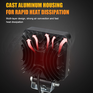 ไฟ LED ออฟโรด IP67 4นิ้วทำจากอะลูมิเนียมประสิทธิภาพสูงไฟตัดหมอกรถยนต์กันชนประสิทธิภาพสูง26W อุปกรณ์สากล CE ROHS - Product Image 5