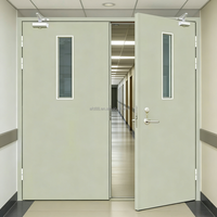 Porte coupe-feu en acier de haute qualité équipée d'un matériel coupe-feu complet pour une installation rapide sur site, adaptée aux usines