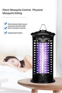 Lampe anti-moustiques électrique pour usage domestique, exterminateur d'insectes électrique pour intérieur et extérieur, vente directe du fabricant - Product Image 2