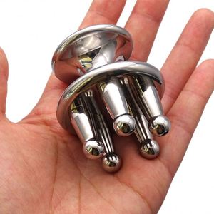 Masaje de acero inoxidable masaje terapia palo drenaje de ácido linfático cuero cabelludo cabeza meridiano peine para magnetoterapia <span class=keywords><strong>fisioterapia</strong></span> - Product Image 2