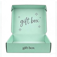 Caja de Embalaje para Regalos, Cintas, Bufandas, Cosméticos, Brochas de Maquillaje, Calcetines, Caja de Papel Resistente, Reciclable, Personalizada, Económica, al por Mayor
