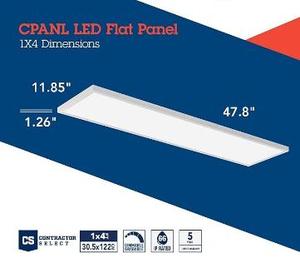 Cạnh hiện đại thắp sáng bảng điều khiển ánh sáng 1200x300mm 6000LM hiệu quả phát sáng cao thay thế troffer huỳnh quang cũ cho thương mại - Product Image 3