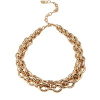 Collier simple couche en chaîne serpent électroplaqué style hip-hop pour femme, bijou statement transfrontalier euro-américain en métal lourd