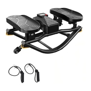 Steppeur à bascule latérale haute capacité pour entraînement des jambes et des fessiers à domicile <span class=keywords><strong>avec</strong></span> bandes de résistance <span class=keywords><strong>élastique</strong></span>s - Product Image 1