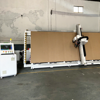 Routeur CNC 3 axes haute rigidité Anben avec moteur servo YASKAWA PLC, broche 9KW, zone de travail 2100x6200mm pour panneaux composites en aluminium