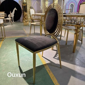 Sedia da pranzo in velluto nero, - Product Image 5