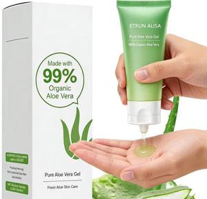 Gel de <span class=keywords><strong>Aloe</strong></span> <span class=keywords><strong>Vera</strong></span> Orgánico de Grado Cosmético ETRUN ALISA, <span class=keywords><strong>Aloe</strong></span> <span class=keywords><strong>Vera</strong></span> Puro y Natural Recién Cortado, Proporciona Humectación e Hidratación - Product Image 6