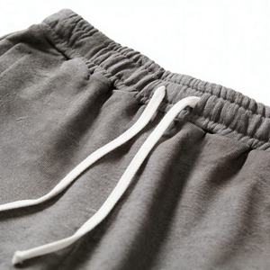 Fabricantes de Calças de Moletom TOP, Calças Personalizadas em French Terry com Impressão Gráfica, Técnicas de Lavagem Ácida e Bordado, Calças Casuais - Product Image 4