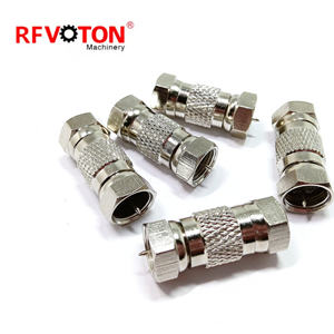 סיטונאי F זכר זכר לשדל מחבר 75 אוהם F סוג RG6 קואקסיאלי כבל מתאם כבל מאריך מצמד עבור טלוויזיה אנטנה - Product Image 3