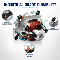 Moteur de mixeur en fil de cuivre pur, pièces de rechange de qualité industrielle, vente en gros d'usine, moteur de mixeur à couple élevé, remplacement