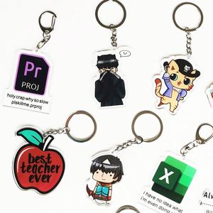 QR Code Logo <b>Custom</b> Design High Quality Low Cheap Hotel <b>Keychain</b> Motel Key Tag Acrylic <b>Keychain</b> - Product Image 4
