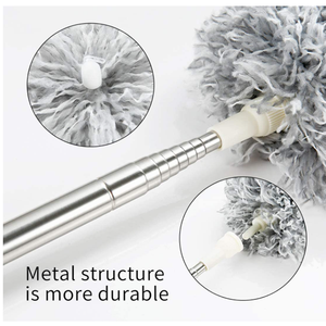 2.8m multifunzione con manico lungo spolverino di piume di pollo per uso domestico <span class=keywords><strong>spazzola</strong></span> per <span class=keywords><strong>lavavetri</strong></span> - Product Image 3