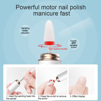 Ponceuse à ongles électrique au prix le plus bas, 6 embouts de perçage pour ongles en acrylique, manucure, pédicure, salon à domicile, kit d'outils de bricolage pour l'art des ongles