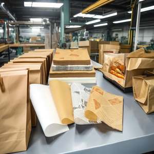 Eco-Friendly Double-Sided <b>Greaseproof</b> Heat Resistant Waterproof Recyclable Uncoated Wood Pulp Food Wrapping <b>Paper</b> Salad Noodle - Product Image 1