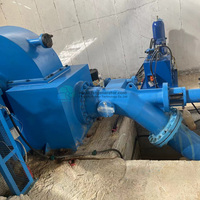 Turbin Air Pelton Hidroelektrik Tanpa Sikat 100kW Bersertifikasi ISO9001 Generator Energi Alternatif Bebas Biaya