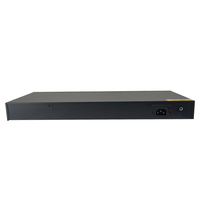 Switch PoE Gigabit 10/100/1000 Mbps 450W IEEE802.3AT 24 ports avec 4 ports Uplink RJ45, 1 SFP intégré, alimentation 52V, QoS, SNMP