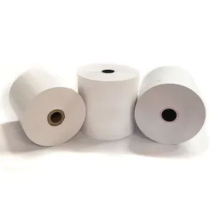 Rollo de papel térmico para impresora Pos, Material sin BPA, 57mm, 80mm de ancho, para caja registradora, fábrica de China