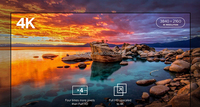Televisor MiniLED OLED QLED de 75 Pulgadas 4K HD TV de 55 65 70 86 Pulgadas Televisión Inteligente 4K con Google TV para Hoteles y Uso Portátil
