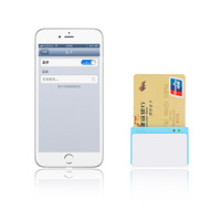 Sistema POS EMV MPOS Bluetooth Lettore di Carte Magnetiche/Chip IC Connessione con Telefono Android ISO per Pagamenti Mobili