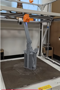Imprimante 3D FDM haute vitesse OrangeStorm Giga 800*800*1000mm, plateau chauffant à nivellement automatique, format géant, nouvelle double extrudeuse pour PLA - Product Image 6