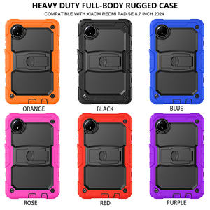 Funda de silicona resistente a prueba de golpes para tableta para <span class=keywords><strong>Xiaomi</strong></span> Redmi <span class=keywords><strong>Pad</strong></span> SE <span class=keywords><strong>4G</strong></span> 8,7 pulgadas contraportada incorporada en soporte - Product Image 6