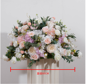 ลูกบอลดอกไม้ทำจากผ้าไหมเทียมตกแต่งโต๊ะจัดงานแต่งงานออกแบบได้ตามต้องการ - Product Image 2