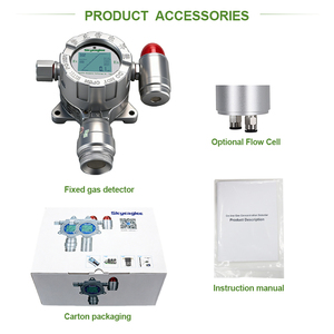 Détecteur de gaz industriel fixe NH3 (ammoniac), O3 (ozone), CH4 (méthane), LEL, H2S – Analyseur de 4 gaz avec détection de fuites et échantillonnage par diffusion - Product Image 6