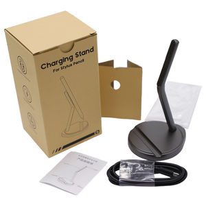 KSENTRY Chargeur sans fil magnétique noir, support de stylet capacitif, support de stylo, 2e génération, lumière LED verte, 70-80 IP pour <span class=keywords><strong>iPhone</strong></span> - Product Image 5