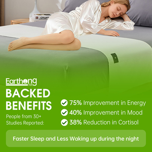 Dropshipping 15% zilveren mesh aardingslaken, energieboost, anti-vermoeidheid, voor aarding, met OEKO-TEX gecertificeerd. - Product Image 3