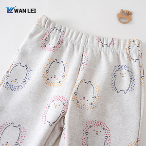 Nouvelle collection de vêtements de nuit pour garçon de style chinois, automne-hiver, velours corail épais et chaud, imprimé dessin animé, ensemble en polyester de haute qualité - Product Image 5