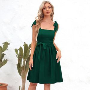 Mini robe de mariée formelle courte pour femmes, élégante, romantique, robe d'été pour femmes - Product Image 3