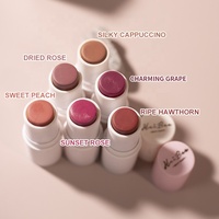 Créez votre propre logo – Contenant de blush rose bio – Maquillage visage – Palette de blush waterproof – Stick de blush crème végétalien