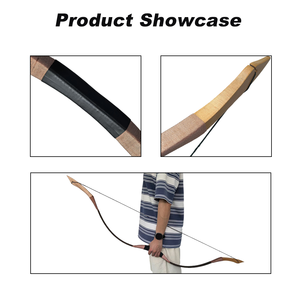 Vintage <span class=keywords><strong>50</strong></span> Lbs Dragon Claw Pattern Arco tradicional Principiante Equipo de entrenamiento de tiro al aire libre hecho de resina y madera - Product Image 3