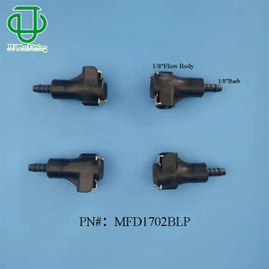 Conector Rápido JU Plus Serie M Negro PP de 3.2-6.4mm para Manguera de Goma - Product Image 2