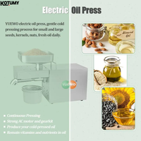Presse à huile de cuisine biologique électrique automatique Expulseur pour avocat, noix de coco, lin, cacahuète, huiles de ricin