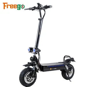 Freego 2000w powerful e scooter fat tire mobility motorcycle dual motor electric scooter for adult