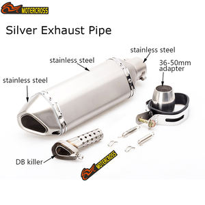 MOTERCROSS Moto Moto Tuyau D'échappement Motocross Silencieux D'échappement <span class=keywords><strong>DB</strong></span> <span class=keywords><strong>Killer</strong></span> Scooter Pit <span class=keywords><strong>Bike</strong></span> Saleté R1 R3 R6 ER6N CBR250R - Product Image 2