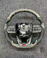 Volant en fibre de carbone forgé pour Toyota LC300 Hilux N70 Fortuner Land Cruise GR Amélioration de l'intérieur de la voiture