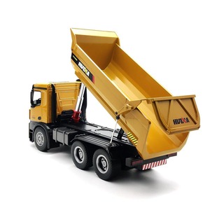 Offre Spéciale 1:14 échelle <span class=keywords><strong>Huina</strong></span> <span class=keywords><strong>1582</strong></span> RC inclinaison/camion à benne basculante 6 roues 10 canaux entièrement en métal radiocommande Construction télécommande - Product Image 3