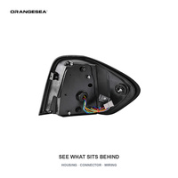 Conjunto de Luces Traseras LED para Mercedes-Benz ML W164/ML350/ML500 (2005-2008), 12V 36W 6000K, Lente Roja/Ahumada, Color Naranja, Verificado por Sea