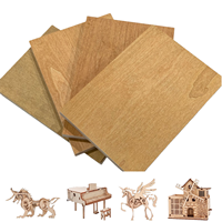 Madera Contrachapada de Alta Resistencia para Corte Láser, 2mm 3mm 4mm 5mm, Abedul/Álamo/Roble/Nogal/Tilo/Cerezo, Venta al Por Mayor
