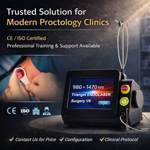 Proctología Láser Pilas Hemorroides Fisura Fístula Cirugía Hemorroides Diodo Láser Máquina de tratamiento 980nm 1470nm - Product Image 5