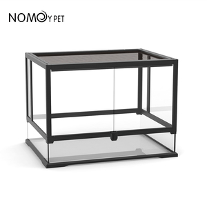 กล่องใส่อาหารสำหรับสัตว์เลื้อยคลาน,แก้ว Terrarium แบบถอดออกได้สำหรับจิ้งจกงูชุบเกล็ดมังกร - Product Image 3