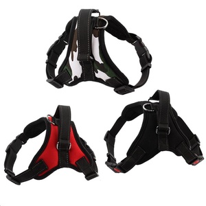 Customized Color Nylon Plastic Pet Dog Harness Backpack Luxury Dog Leash Set