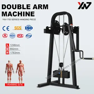 Machine de musculation à double bras, équipement de gymnastique commerciale pour les bras