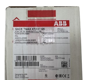 Interruptor de Circuito Tmax XT2 H 125 XT2H 125 TMF 30-400 3p F F /CSA SACETmaxXT2H125XT2H125TMF304003pFFCSA para PLC - Product Image 1