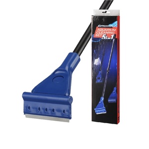 Juego de 5 Herramientas de Limpieza para Acuarios Rectangulares Ecológicas, Pinza de Pesca de Plástico, Cuchillo para Raspar <span class=keywords><strong>Algas</strong></span>, Bolsas para Cocina y Dormitorio - Product Image 1