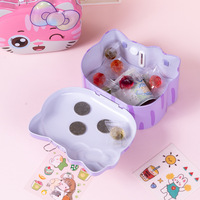 Tirelire mignonne et kawaii en forme de chat, couleur bonbon, design tendance, parfait pour le Nouvel An chinois, Thanksgiving, cadeau idéal, assurance automobile, éducation